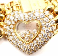 Chopard Happy Diamonds Diamond Heart Yellow Gold Necklace
