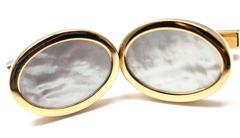 Tiffany & Co. Mother-of-Pearl Yellow Gold Cufflinks