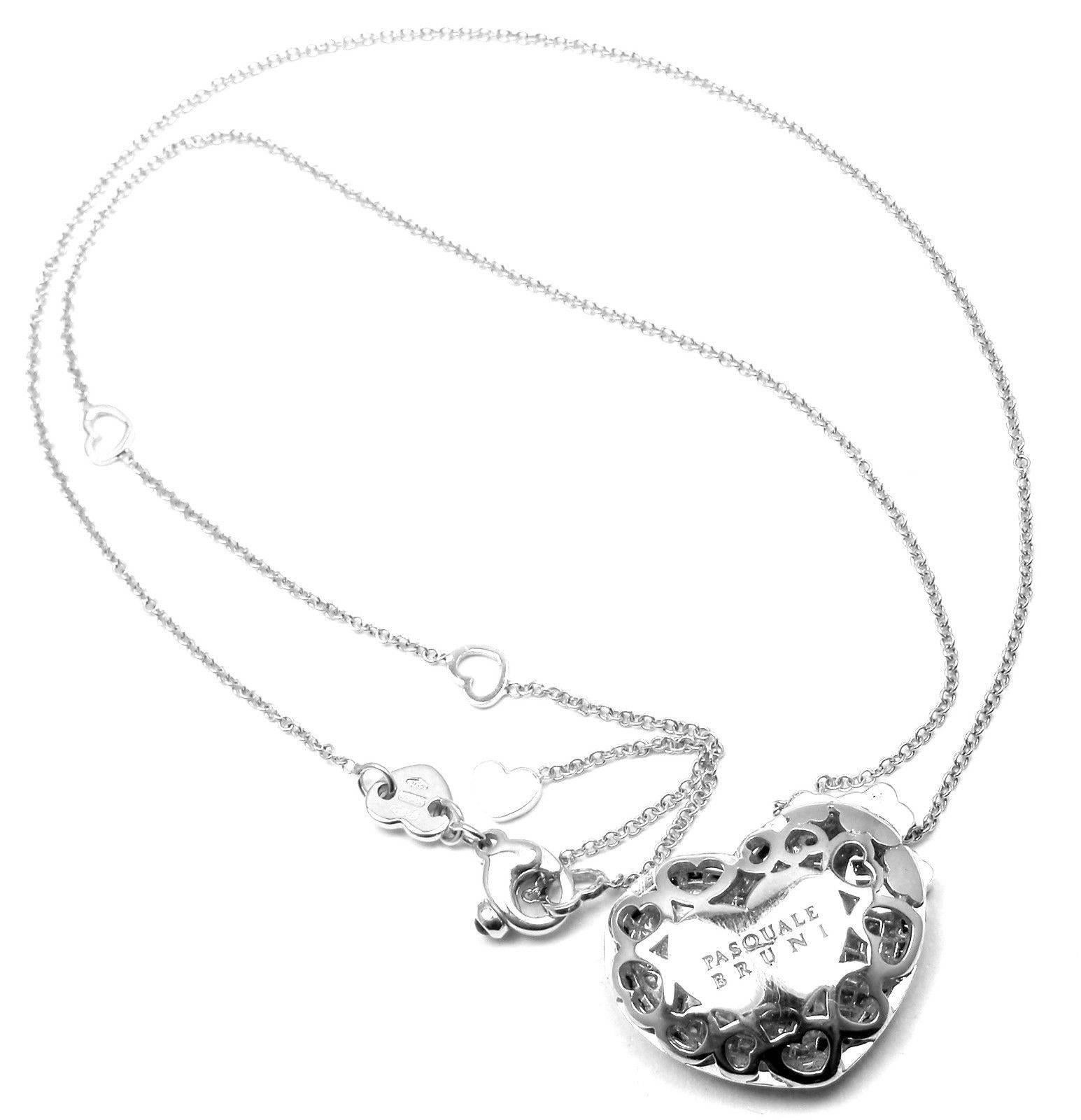 Pasquale Bruni Sapphire Lulu Diamond White Gold Pendant Necklace 3