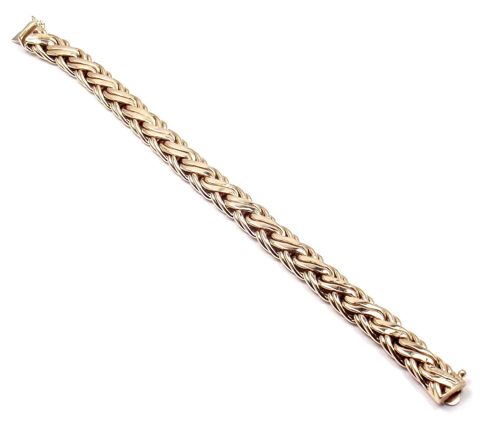 14k gold bismark bracelet