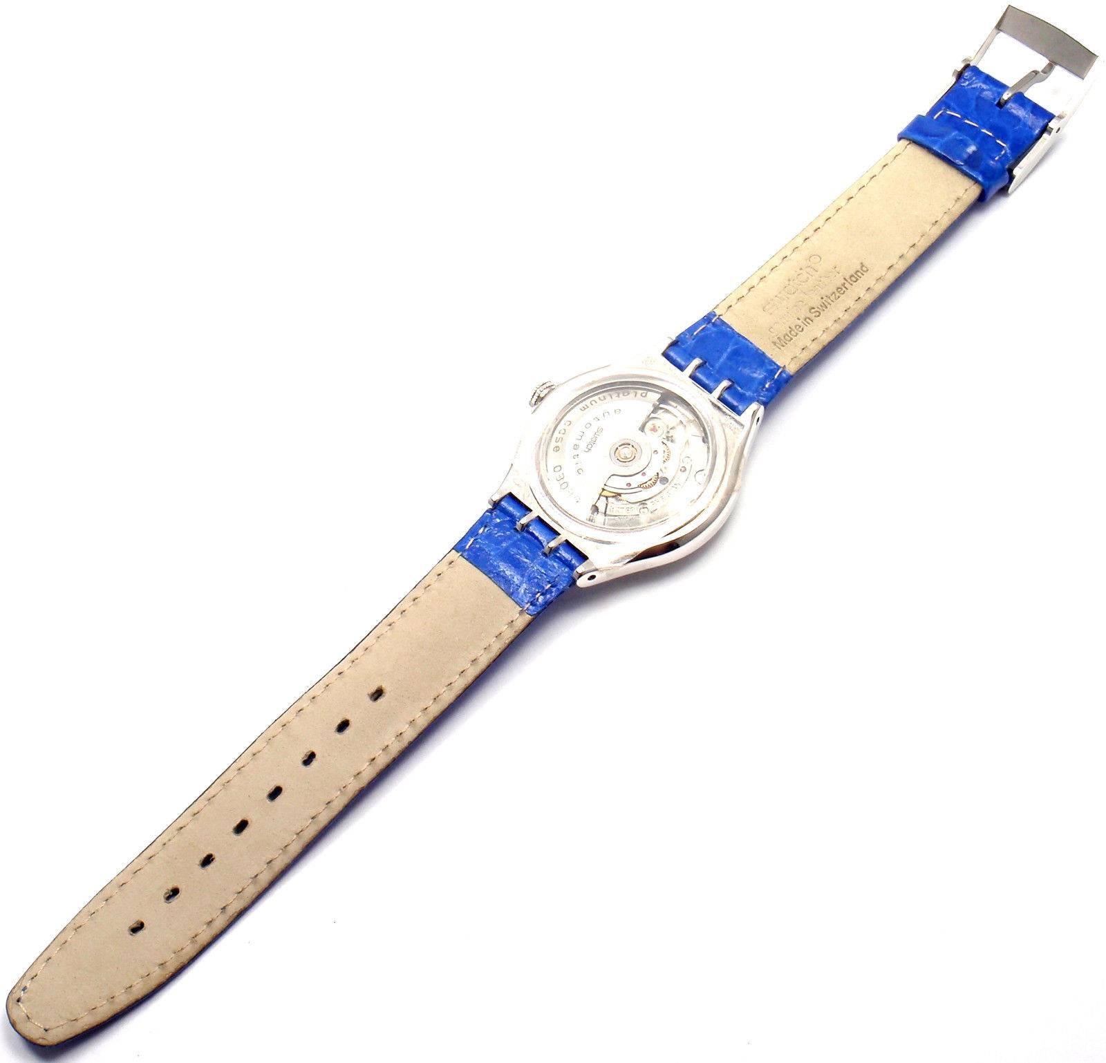 Swatch Platinum Tressor Magique Automatic Limited Edition Wristwatch 1
