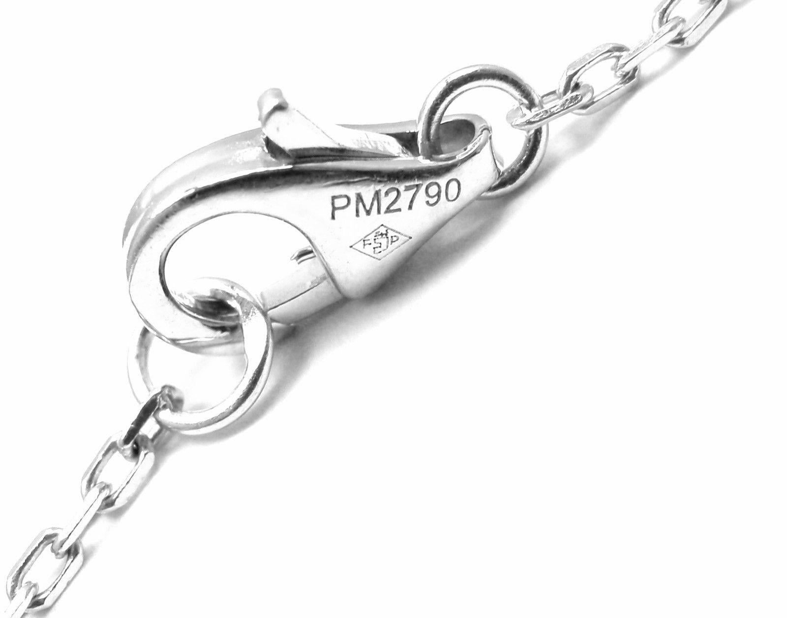 Women's or Men's Cartier Diamond White Gold Ladybug Link Bracelet