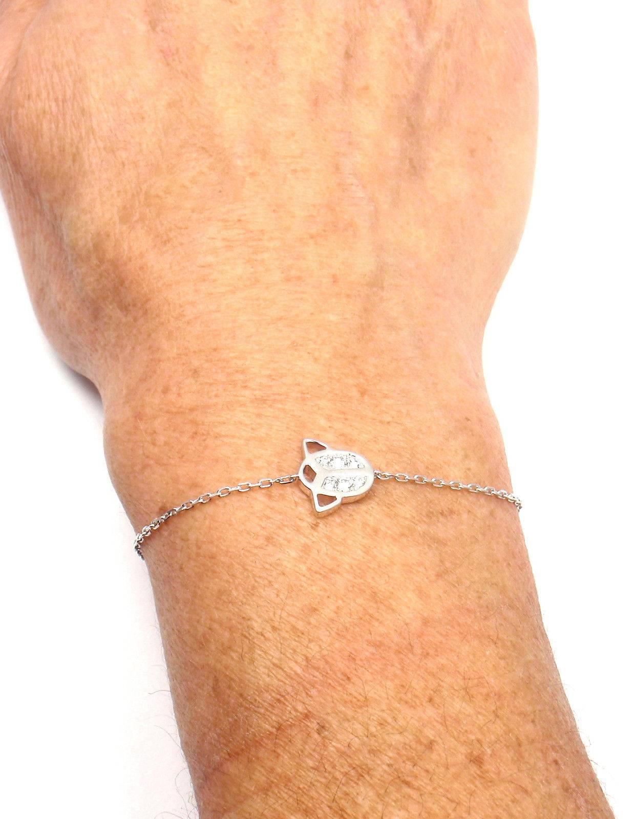 Cartier Diamond White Gold Ladybug Link Bracelet 1