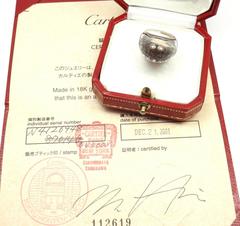 Cartier Bague Myst de Cartier Diamond Rock Crystal Dome en or blanc