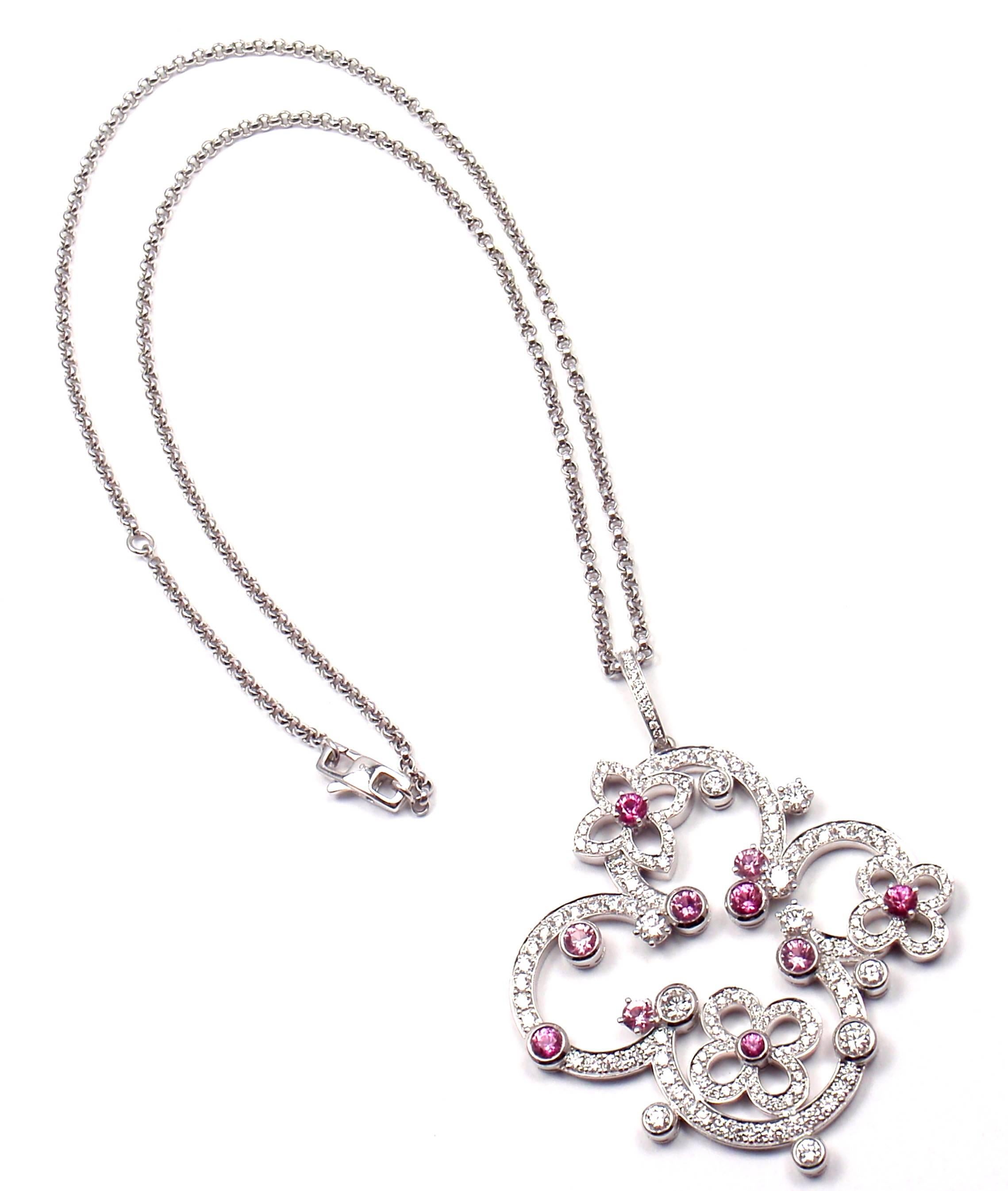 Louis vuitton 2024 diamond sapphire necklace