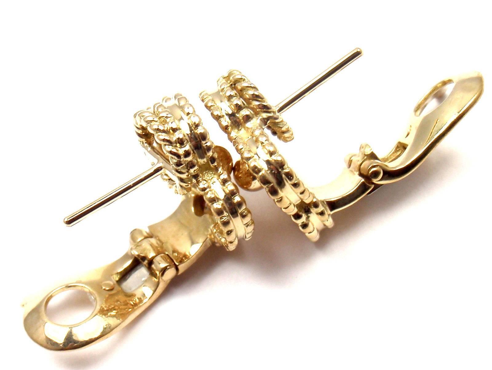 vintage alhambra earrings