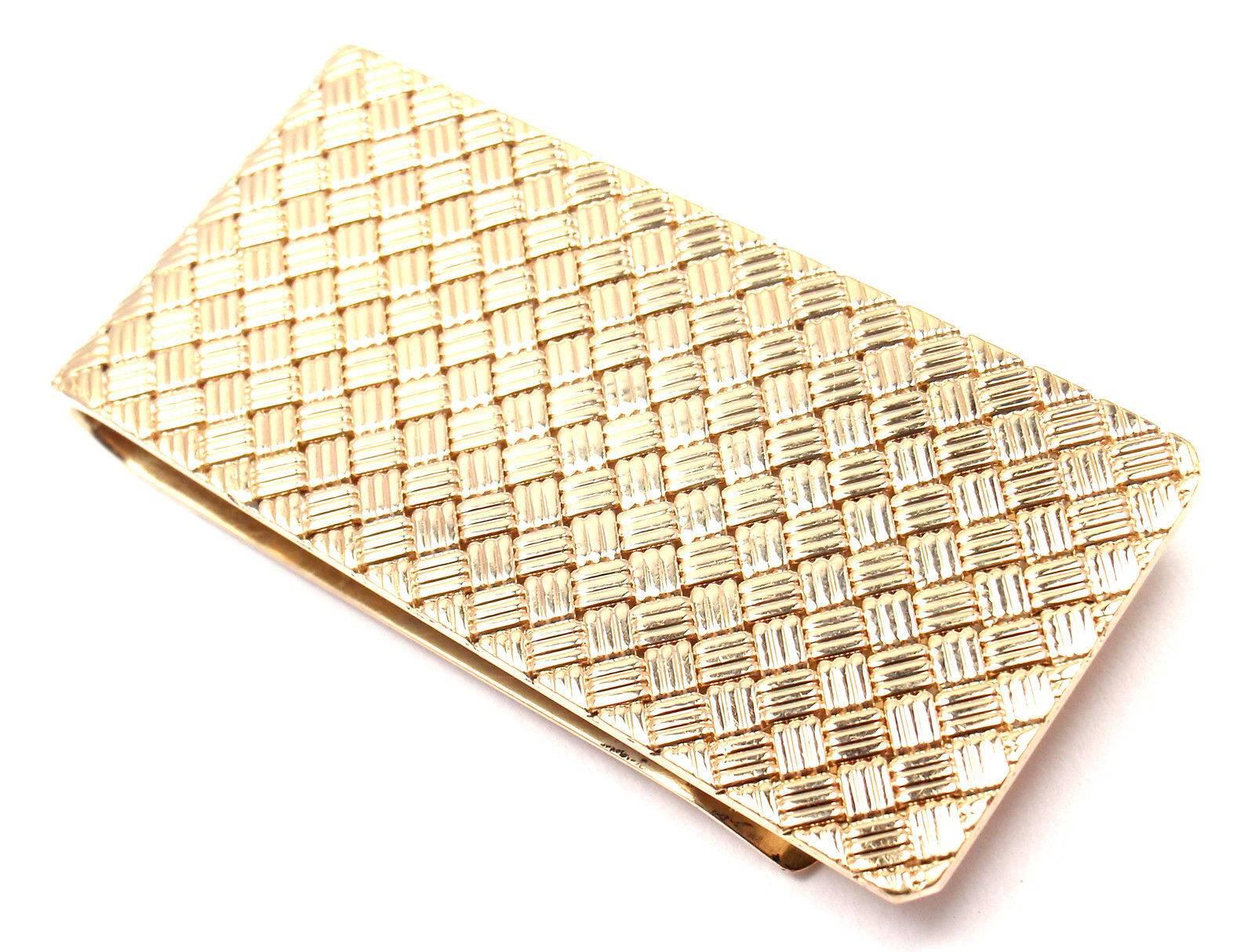 vintage gold money clip