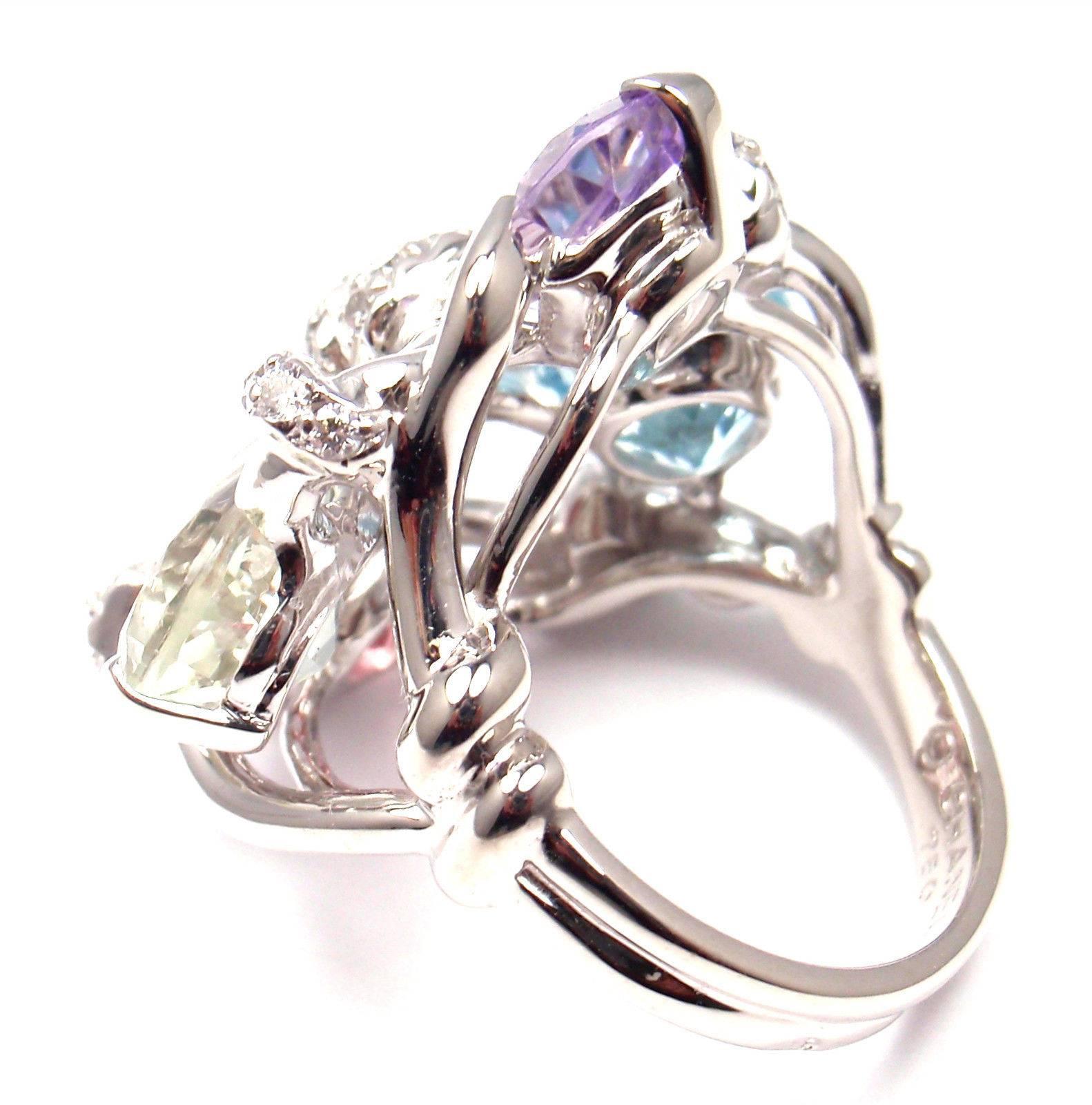 amethyst and tourmaline ring