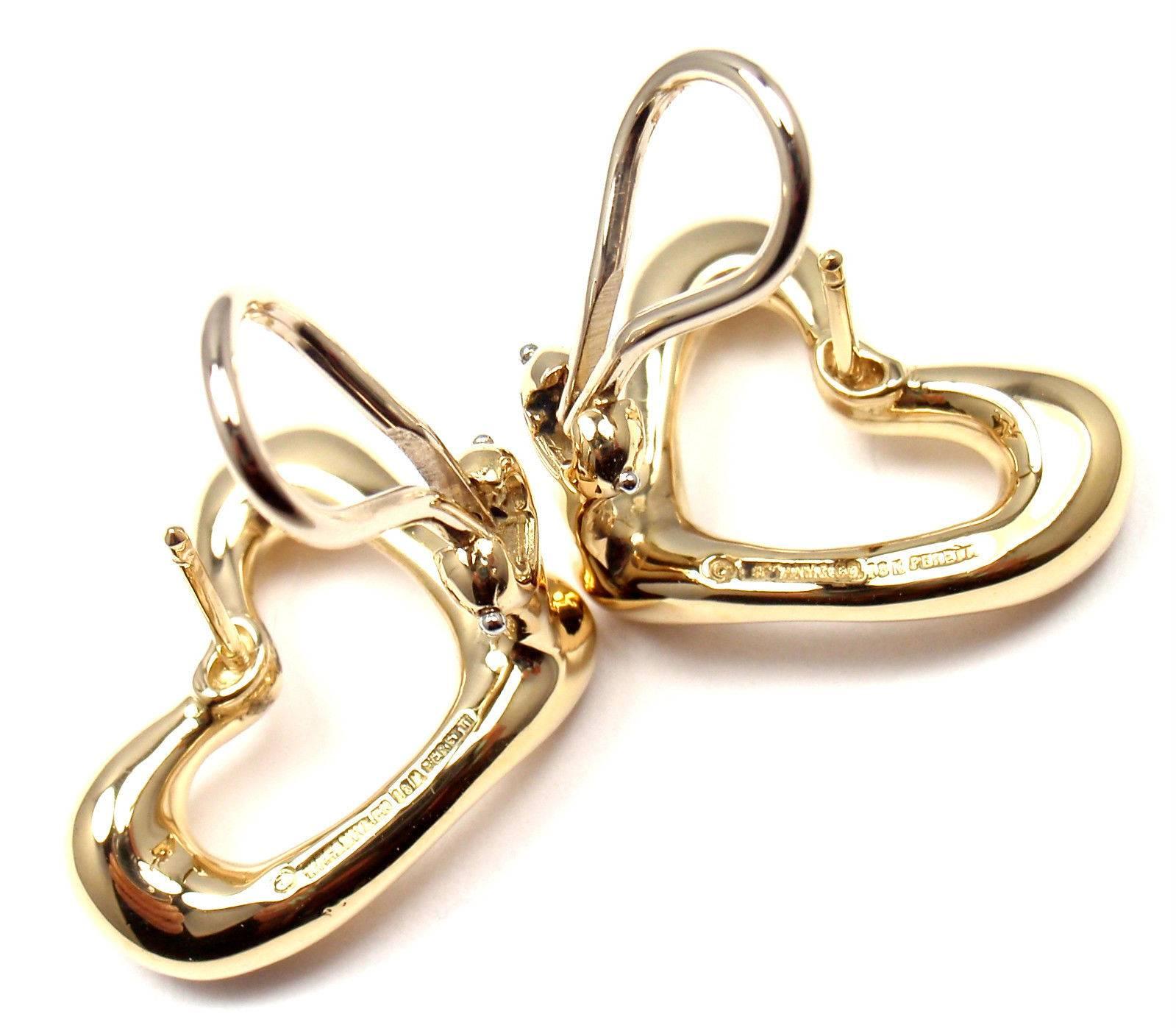 Tiffany Open Heart Earrings