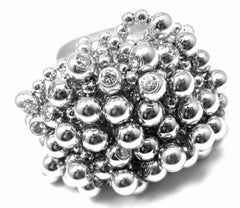 Cartier Perruque Paris Nouvelle Vague Diamond White Gold Ring