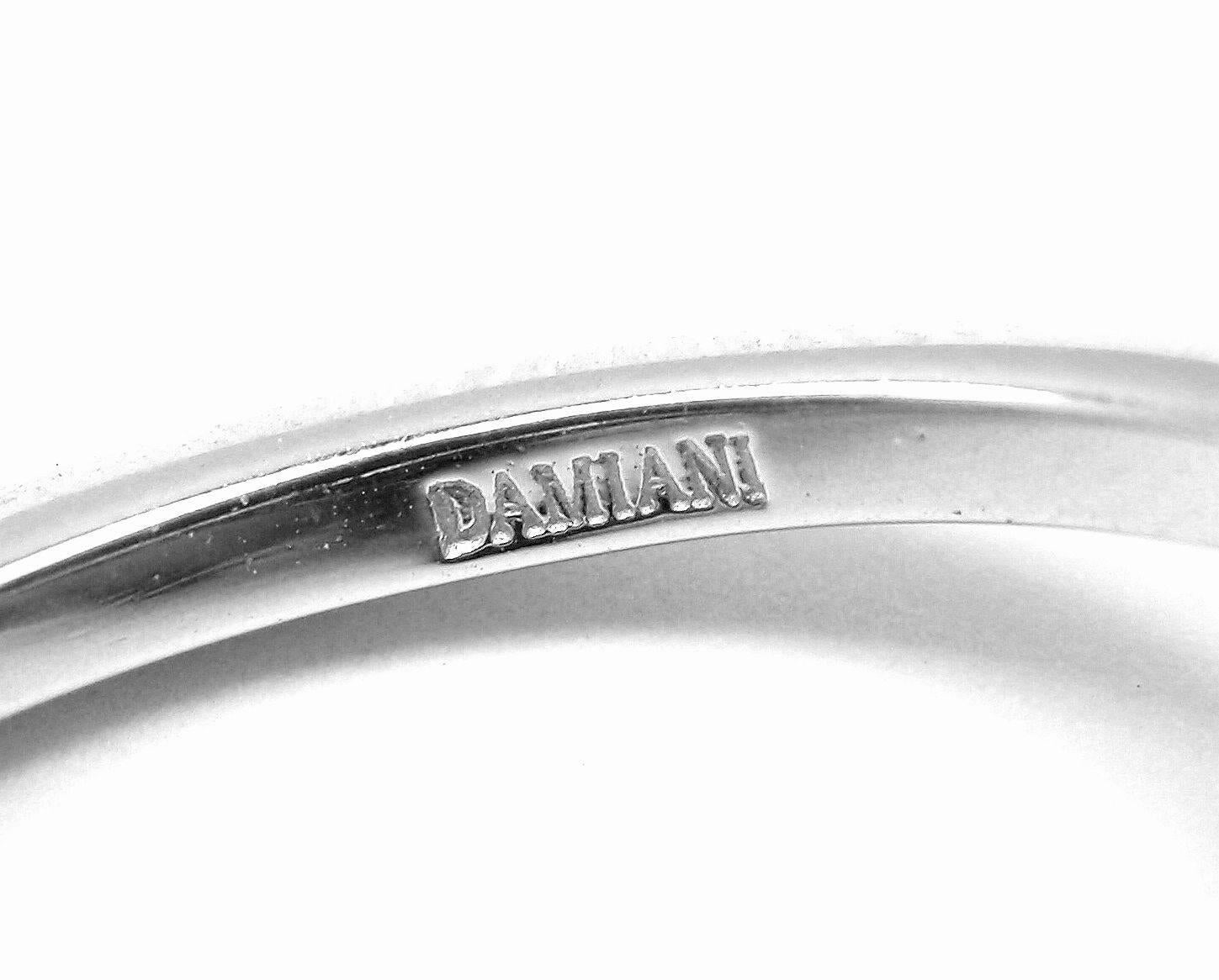 Damiani Eden Diamond White Gold Band Ring In New Condition For Sale In Holland, PA