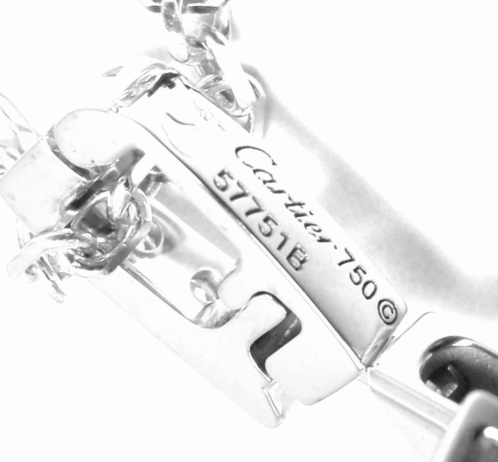 Cartier Himalia Pave Set Diamond White Gold Large Pendant Necklace 2