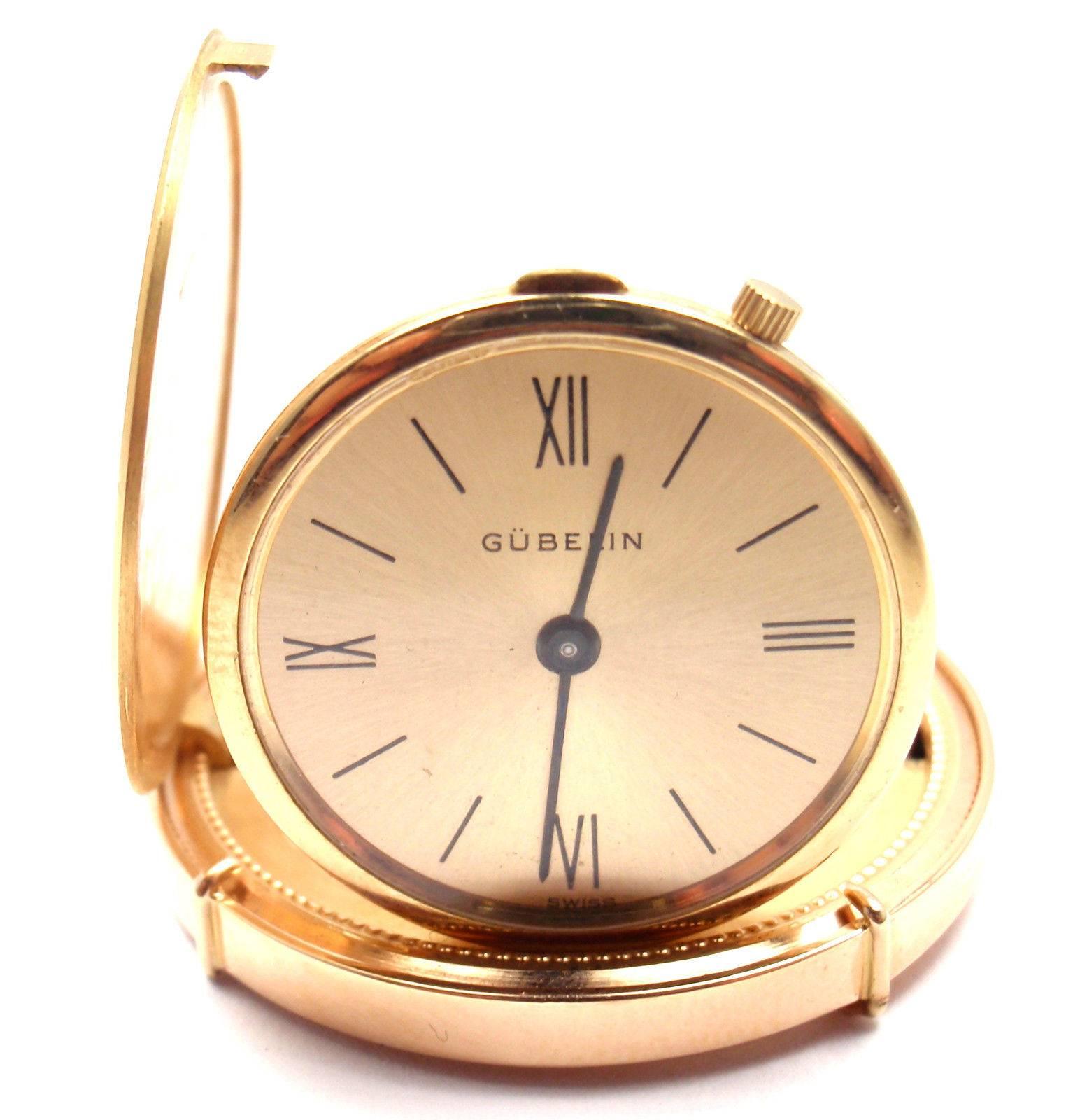 18k Yellow Gold US $10 Liberty Coin Pendant Manual Wind Pocket Watch by Gubelin.
Nickel-finished jewelled lever movement, gilt brushed dial, Roman and baton numerals, circular case, snap on back, hinged within a United States of America Ten Dollar