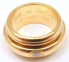 Piaget Possession Bandeau Diamond Yellow Gold Band Ring