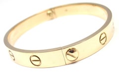 Cartier Love Yellow Gold Bangle Bracelet