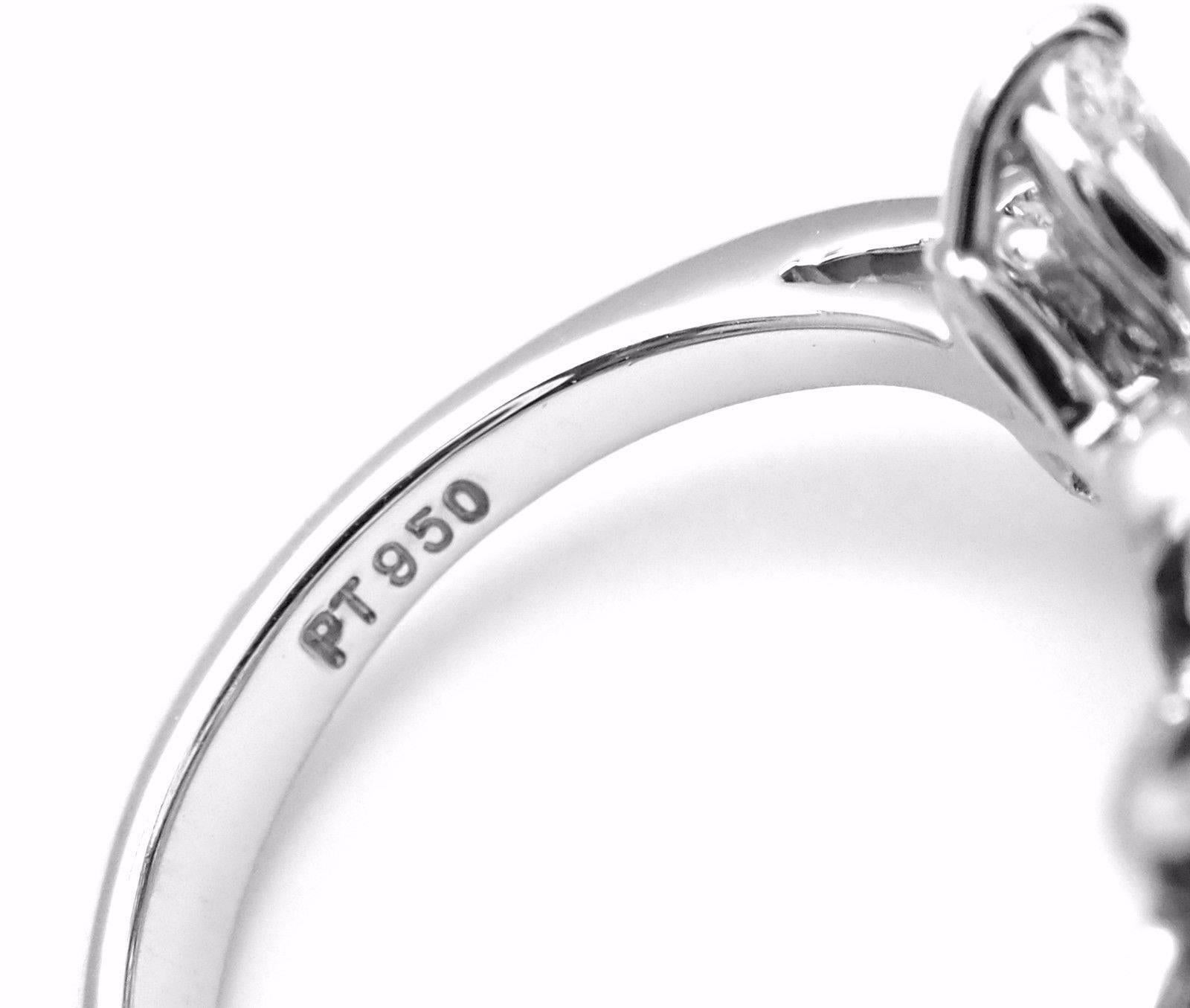 Tiffany & Co. Victoria Diamond Platinum Pearl Ring 1