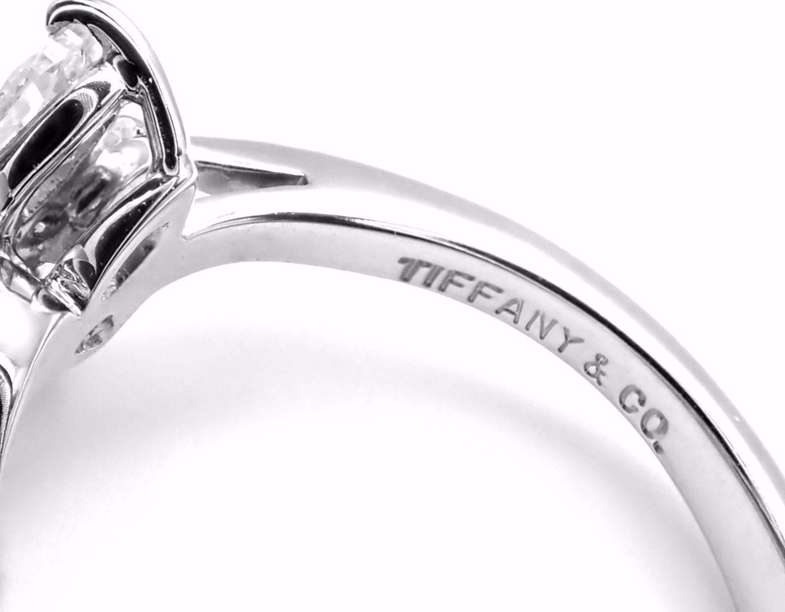 Tiffany & Co. Victoria Diamond Platinum Pearl Ring 2