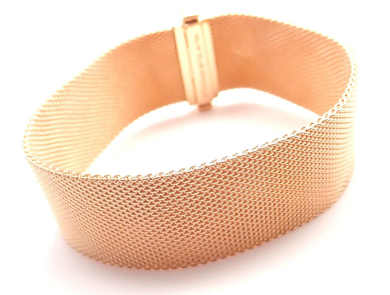 wide mesh bracelet