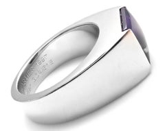 Cartier Tank Amethyst White Gold Band Ring