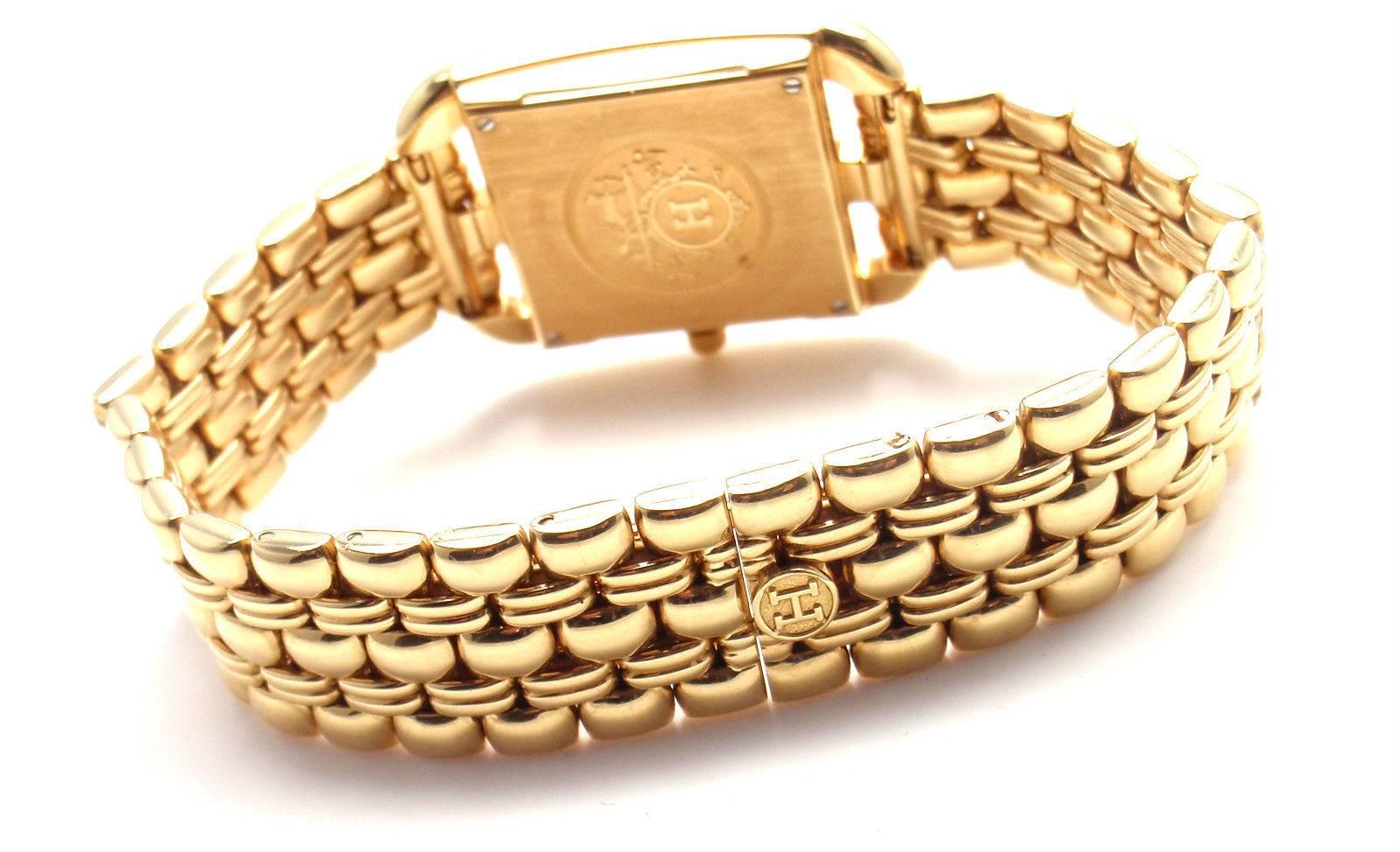 hermes watch with diamonds