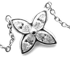 Tiffany & Co. Diamond Victoria Platinum Pendant Necklace