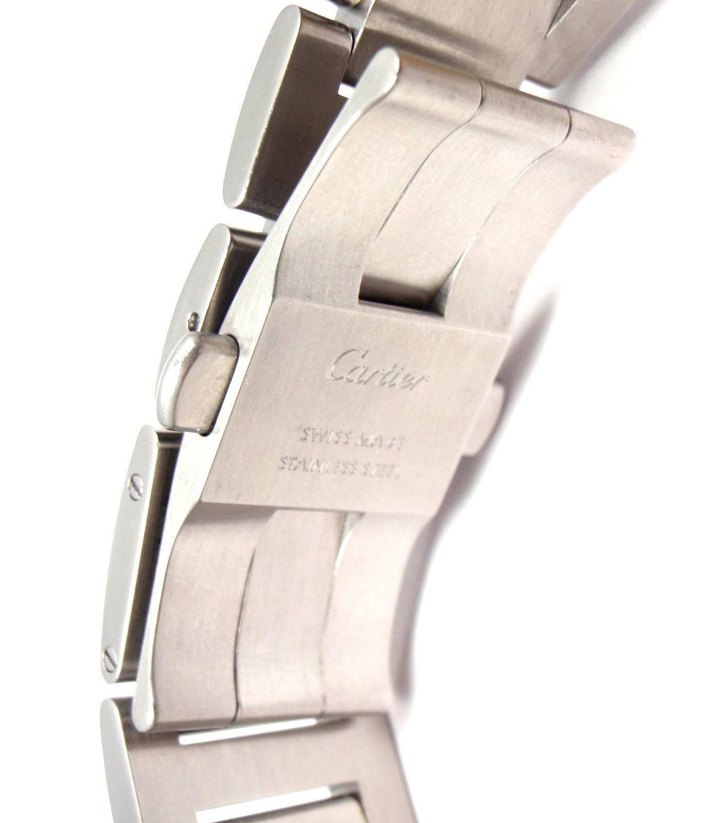 Cartier Yellow Gold Stainless Steel Ballon Bleu Automatic Wristwatch Ref 3001 1