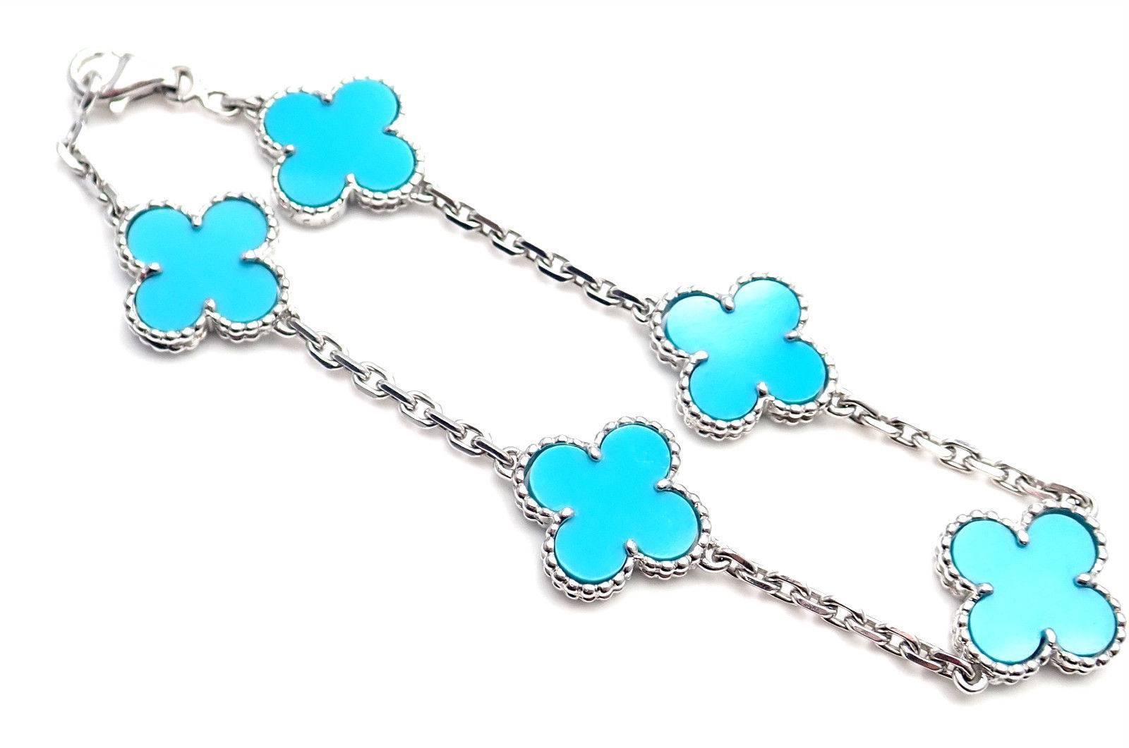 van cleef tiffany blue bracelet