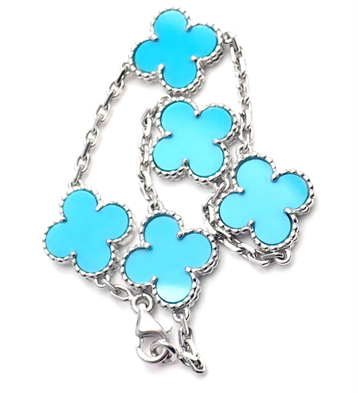 van cleef bracelet tiffany blue