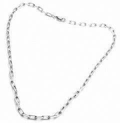Cartier Spartacus Link White Gold Chain Necklace