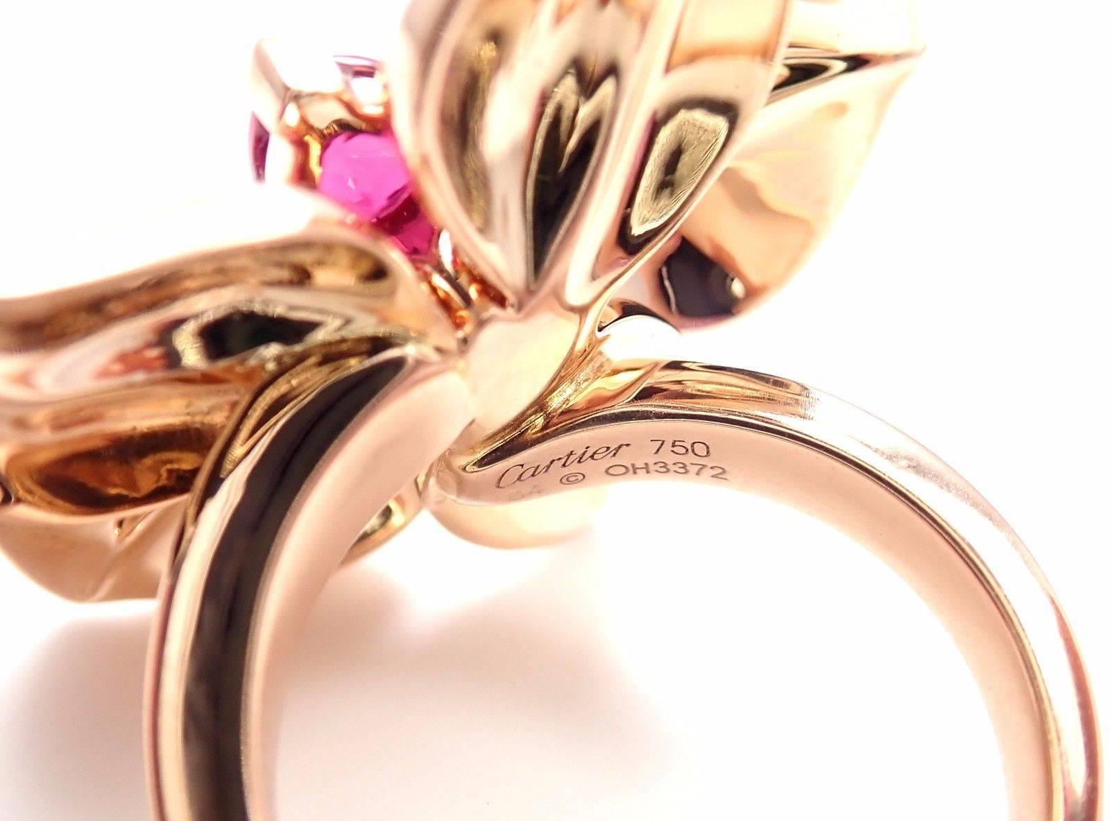 cartier caresse d'orchidees ring