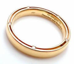 Damiani and Brad Pitt 10 Diamond Yellow Gold Band Ring