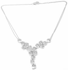 Damiani Diamond Drop White Gold Necklace
