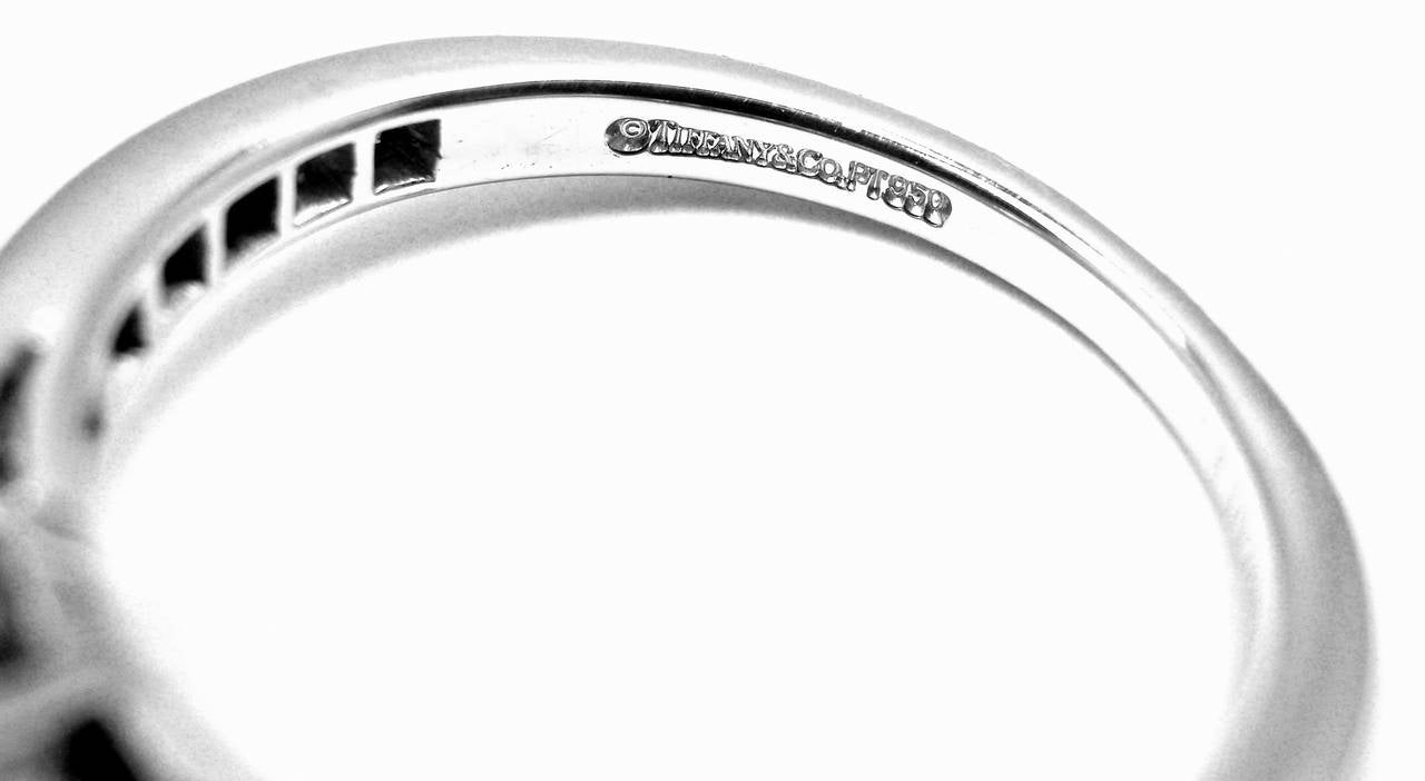 Tiffany & Co. 1.60 Carat VVS2 D Color Diamond Solitaire Platinum Engagement Ring 1