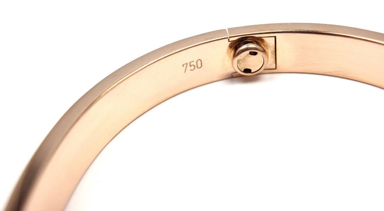 Cartier Love Rose Gold Bangle Bracelet 1