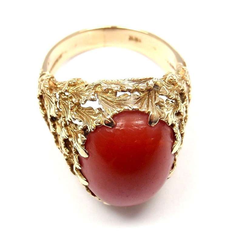 Women's TIFFANY & CO Coral Yellow Gold Ring
