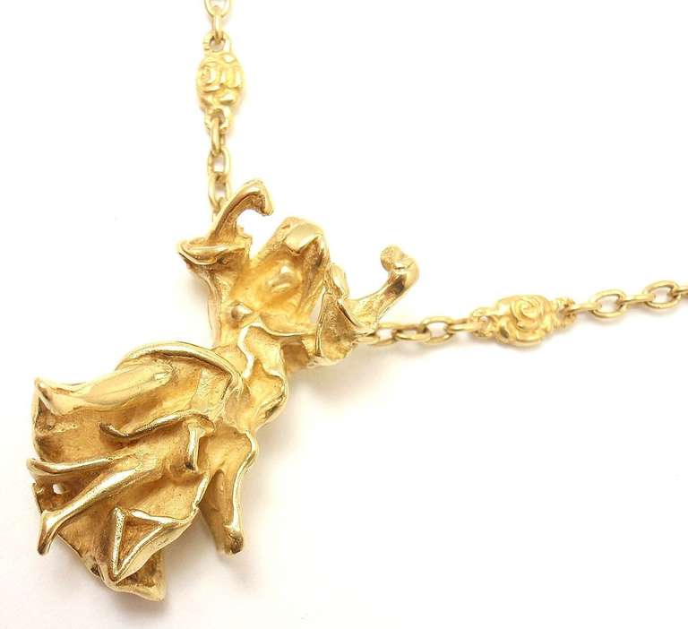 Limited Edition 18k Yellow Gold Salvador Dali 