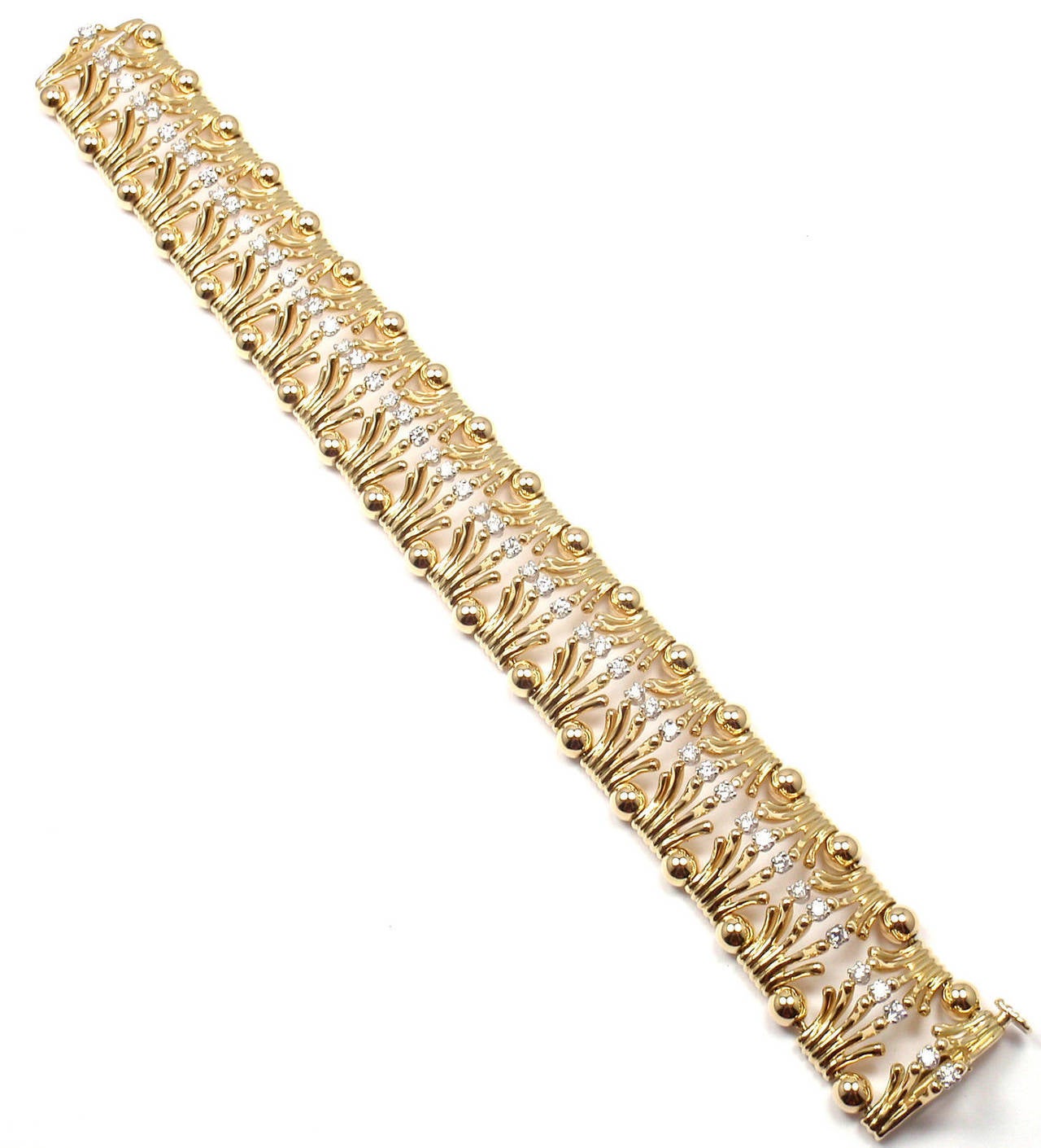 Tiffany & Co. Jean Schlumberger Diamond Gold Bracelet 2