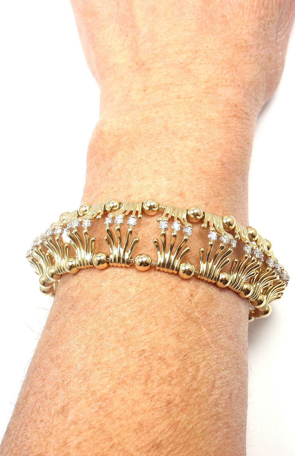 Tiffany & Co. Jean Schlumberger Diamond Gold Bracelet 4