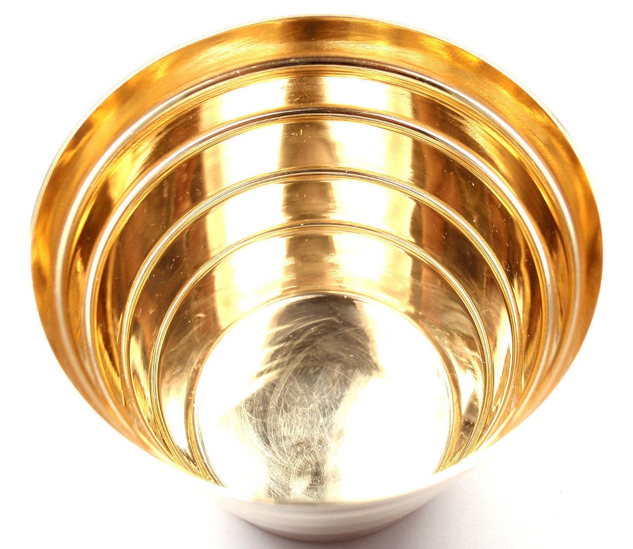 Vintage Tiffany & Co Sold Yellow Gold Shot Glass Cup In New Condition In Southampton, PA