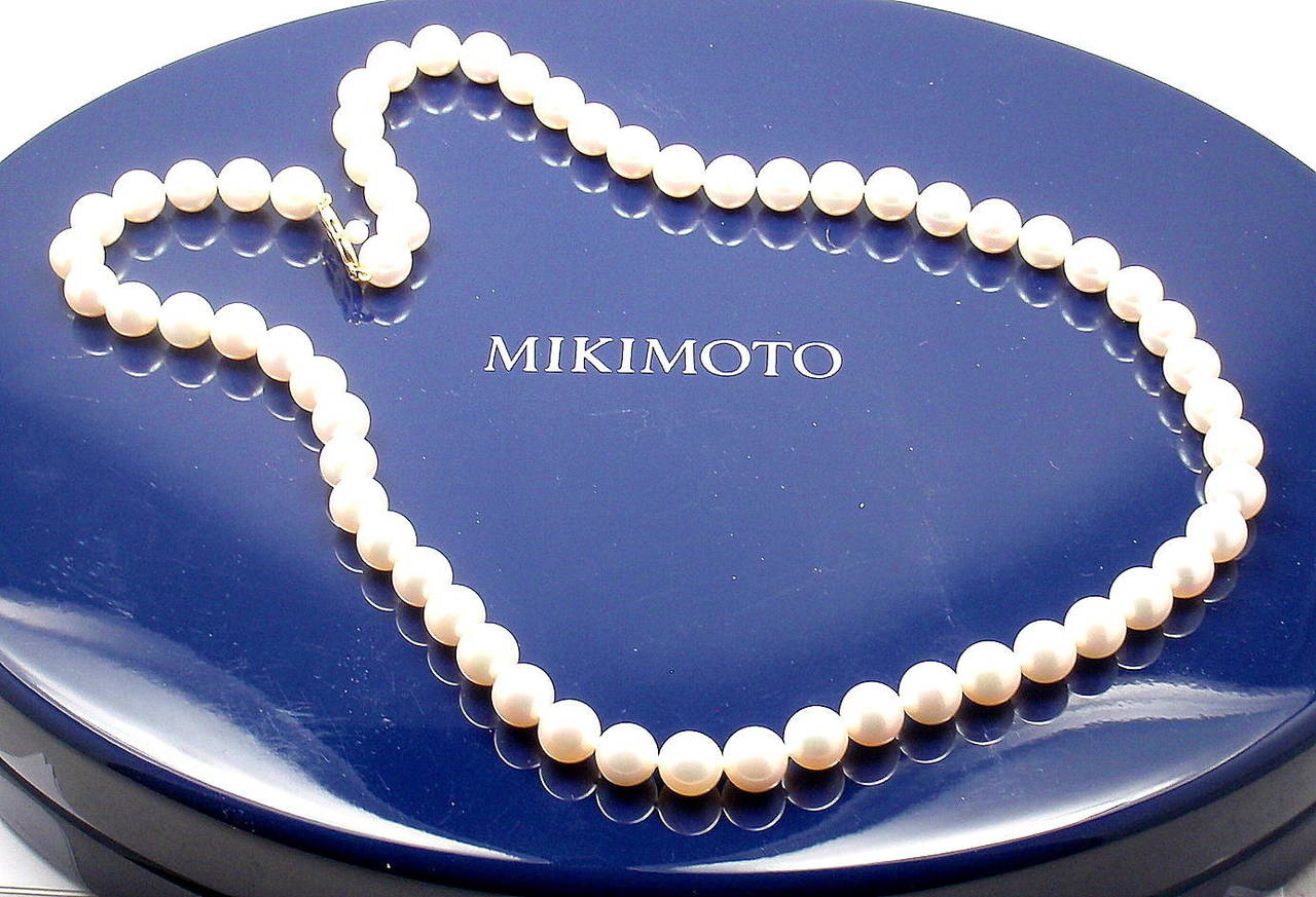 mikimoto 24 inch pearl necklace