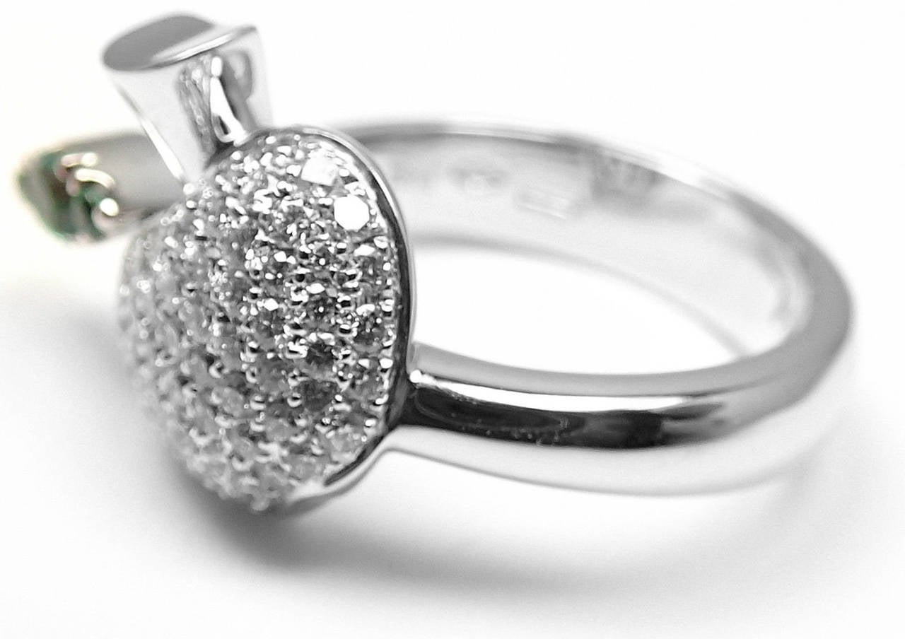 Pasquale Bruni Diamond Gold Temptation Apple Ring 1