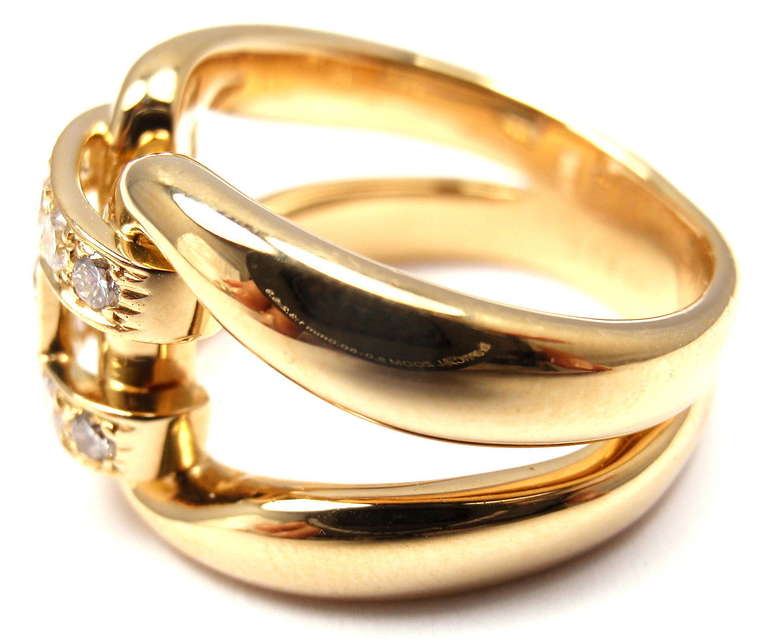 hermes gold ring