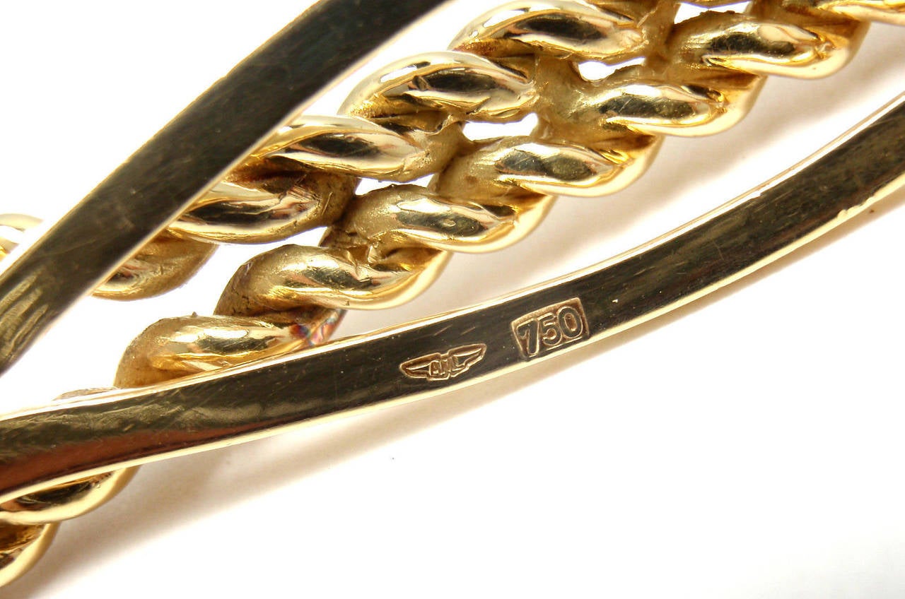 Aston Martin Gold Tie Clip Bar In New Condition In Southampton, PA