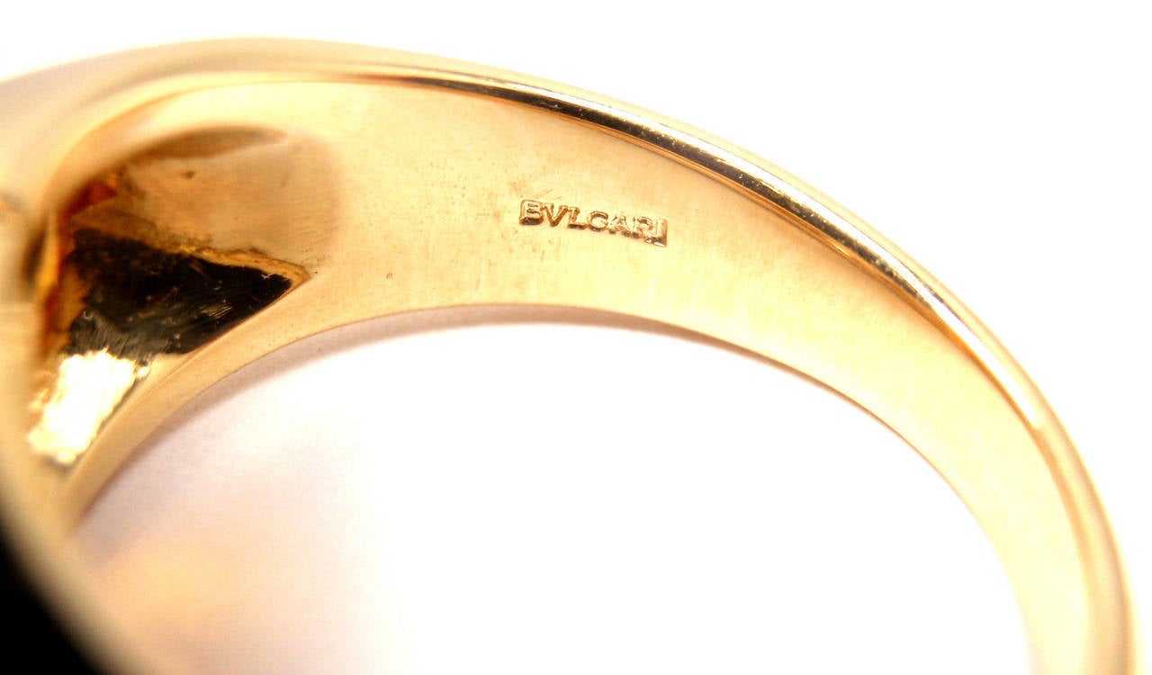 Women's Bulgari Citrine Golden Topaz Gold Ring