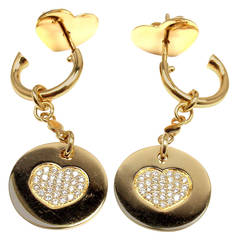 Pasquale Bruni Amore Diamond Gold Drop Earrings 8
