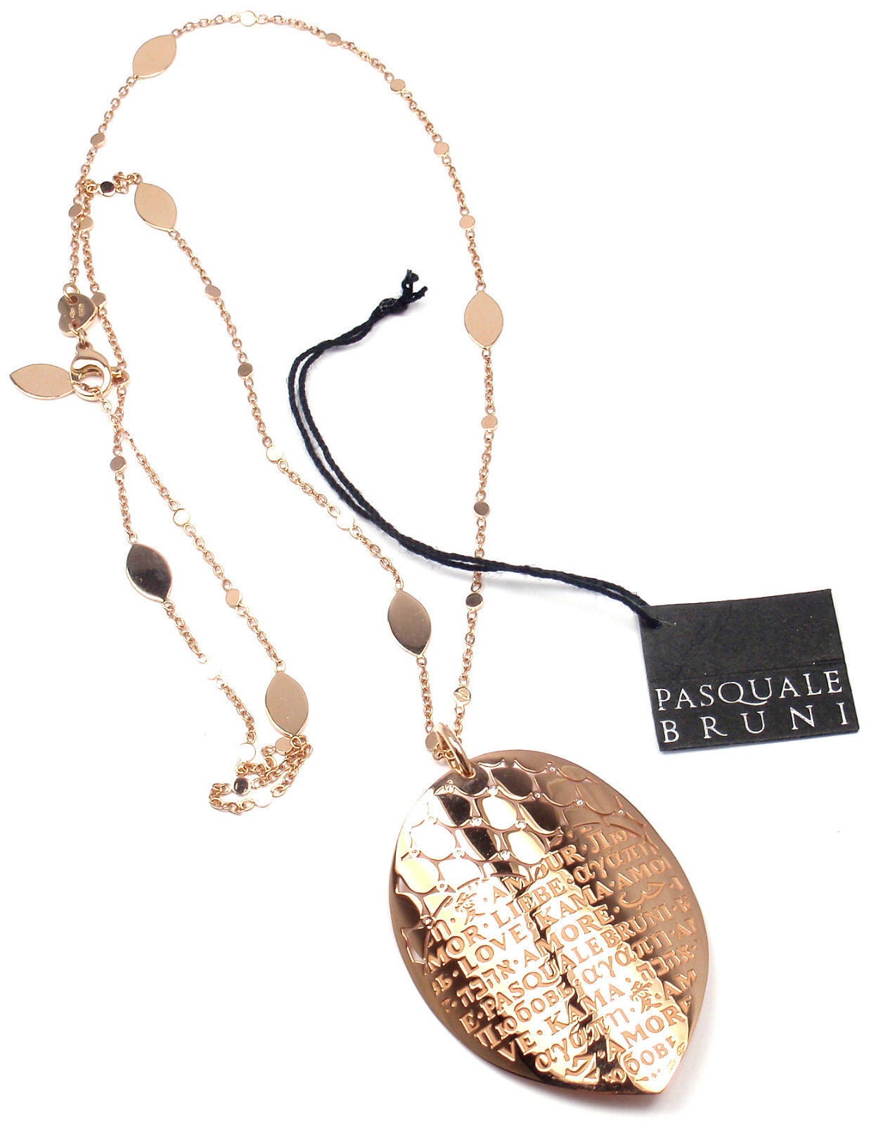 Pasquale Bruni Cruise Diamond Gold Pendant Necklace 1