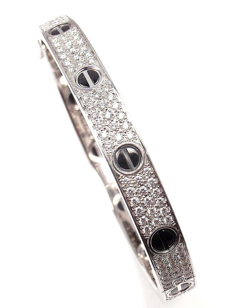 cartier diamond bangle