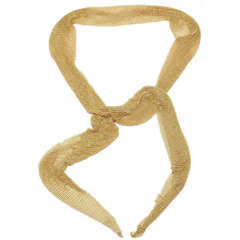 Tiffany & Company Elsa Peretti Yellow Gold Mesh Scarf Necklace 38"