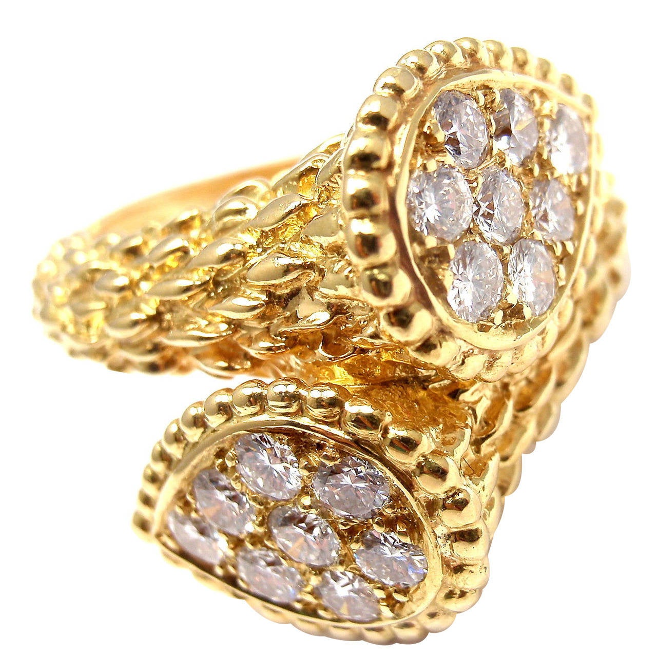 Boucheron Serpent Bohème Toi et Moi Diamond Gold Ring