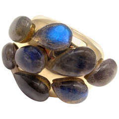 POMELLATO Moonstone Yellow Gold Ring 3